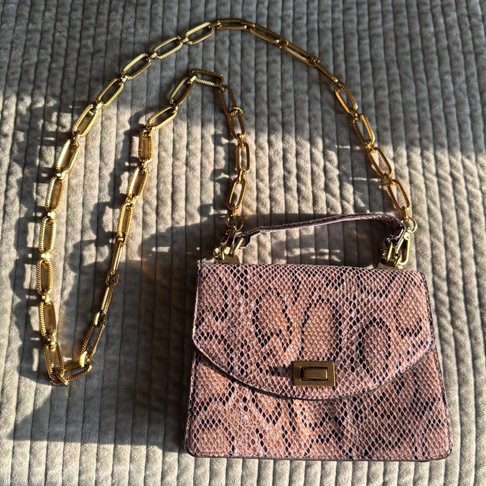 Steve Madden Snake Print Crossbody Handbag